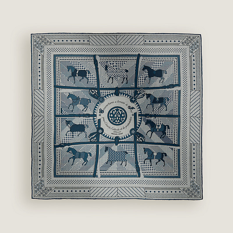 printed scarf 馬と球根花 | vent de moe printed scarf 馬と球根花/vent de moe – MELKIIISMYPOESY